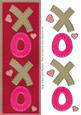 Large Dl Xoxo 6 - 3D Decoupage Card