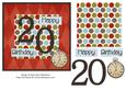 Male Polka - 20th Birthday Card