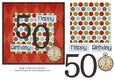 Male Polka - 50th Birthday Card