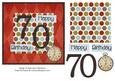 Male Polka - 70th Birthday Card