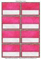 Graduation Pink Gold Black - Name Place Cards