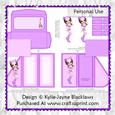Grape Soda Pop Teardrop Card Kit
