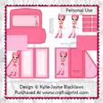 Strawberry Soda Pop Teardrop Card Kit