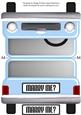Blue Limousine - Marry Me? - Shaped Card