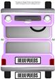 Lilac Limousine - Newlyweds - Shaped Card