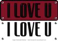 Large Dl - I Love U 1 - 3D Decoupage Card