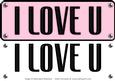 Large Dl - I Love U 7 - 3D Decoupage Card