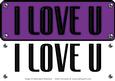 Large Dl - I Love U 8 - 3D Decoupage Card