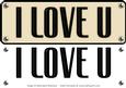 Large Dl - I Love U 9 - 3D Decoupage Card
