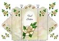 Cream Rose - Feel Better - Scallop Top Tri Fold Card
