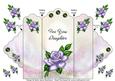 Lavender Rose - for You Daughter - Scallop Top Tri Fold Card
