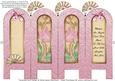 Vintage Floral 1c - Mothers - Folded Screen Card