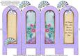 Vintage Floral 3b - Friends - Folded Screen Card