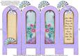 Vintage Floral 3D - Life - Folded Screen Card