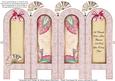 Vintage Floral 5b - Friends - Folded Screen Card