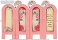 Vintage Floral 7a - Birthday - Folded Screen Card