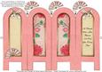 Vintage Floral 7b - Friends - Folded Screen Card