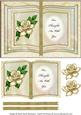 Cream Rose - Our Thoughts Are with You - Book Sheet