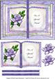 Lavender Rose - for a Special Friend - Book Sheet