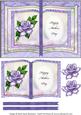 Lavender Rose - Happy Mothers Day - Book Sheet