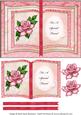 Pink Rose - for a Special Friend - Book Sheet