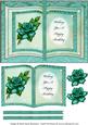 Teal Rose - Wishing You a Happy Birthday - Book Sheet