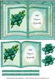 Teal Rose - with Deepest Sympathy - Book Sheet