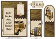 Gatsby Glamour - Worlds Best Dad - Bookmark Pocket Card