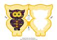 Happy Owl-o-ween Shaped Card Matching Insert