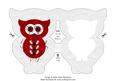 Whoo Loves You Shaped Card Matching Insert
