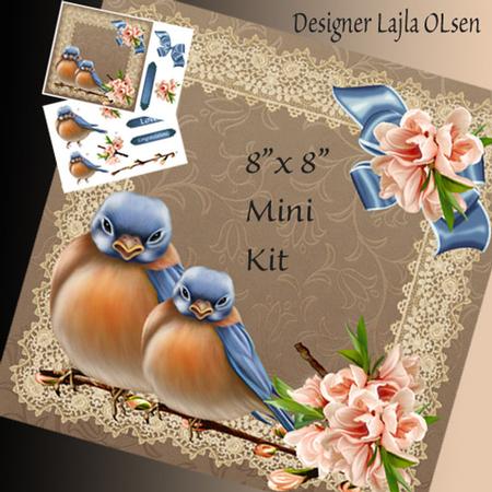 Romance Birds Cardfront