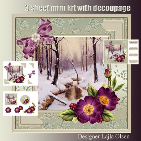Floral and Vintage Scene