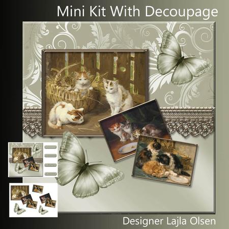 Cats and Grey Butterflies