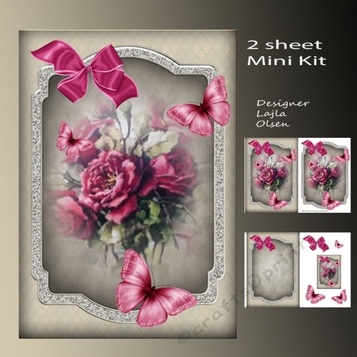 Dark pink roses