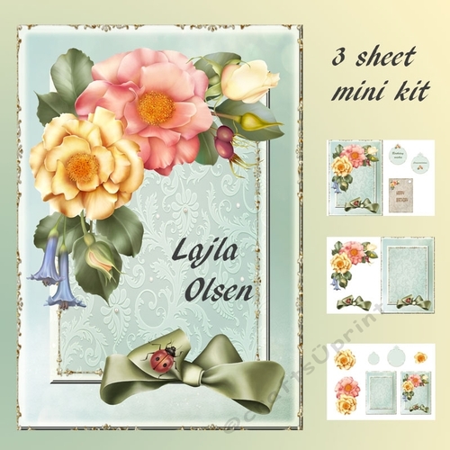 Roses A5 card