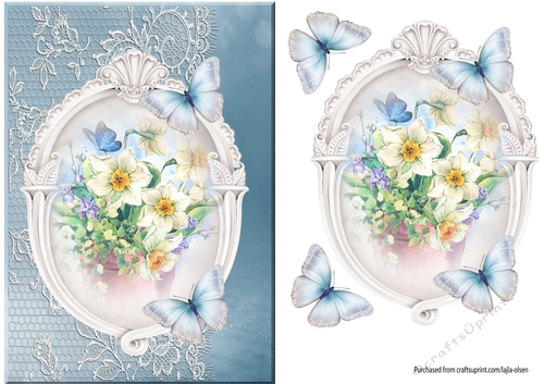 Narcisses and butterflies