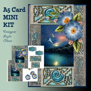 Mini Kit A5 Cardfront with Decoupage