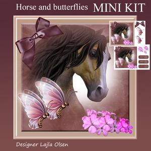 Horse with Butterflies