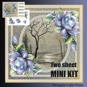 Blue Roses Mini Kit