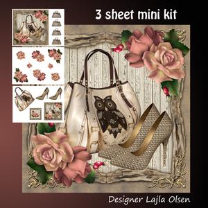 Bag and Shoes with Roses