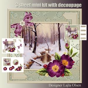 Floral and Vintage Scene