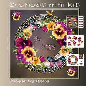 Purple Pansies
