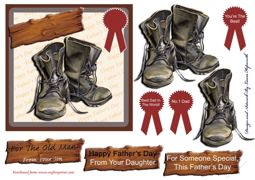 Fathers Day Old Man Boots
