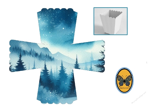 3D Box Christmas Kit – Festive Holiday Design