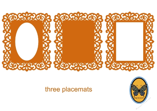 Three Lace Frames 