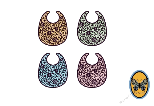 Decorative Baby Bib 
