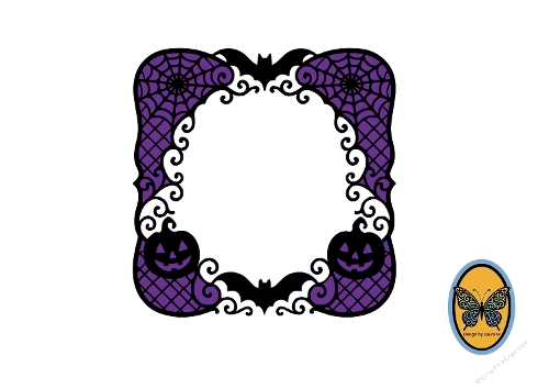 Cutting File Halloween Frame 