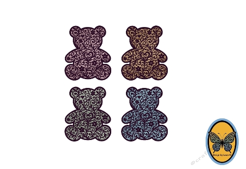  Teddy Bear cutting file