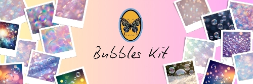 Kit of 50 Bubble Backgrounds – Photo Textures for Scrapbooking & Crafts