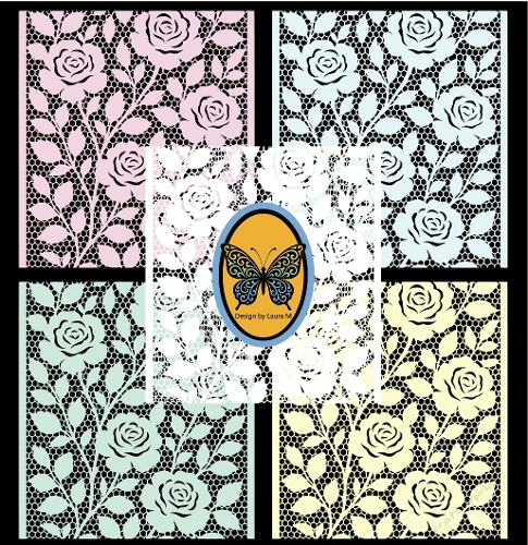 Lace Panels Cutting File for Elegant Cardmaking